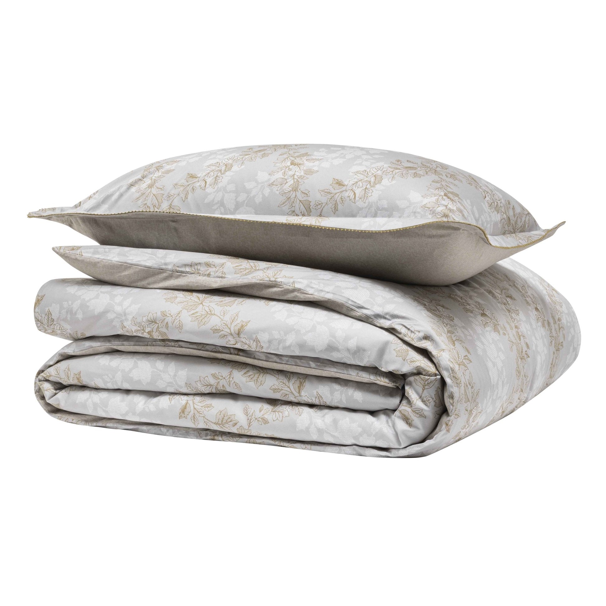 Premium satin pillowcase QUATRE FEUILLES - HomeFashion