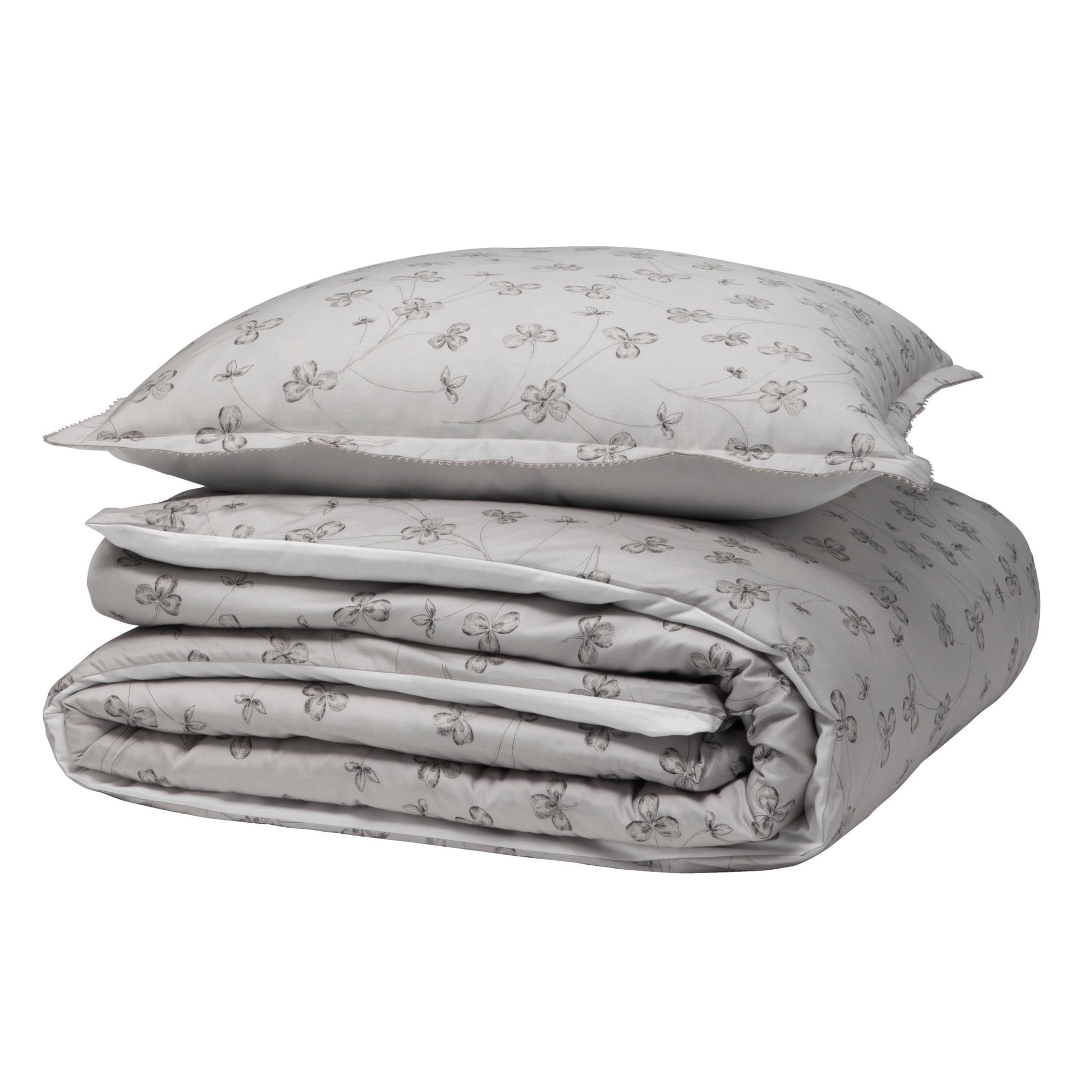 Premium satin pillowcase QUATRE FEUILLES - HomeFashion