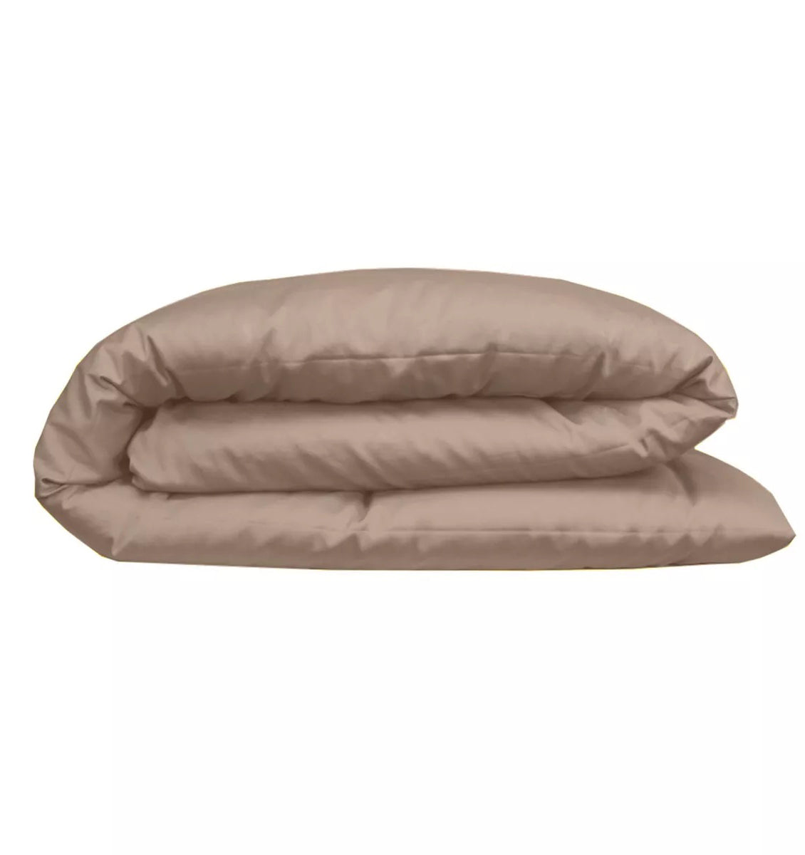 Premium satin duvet cover SMOKY PINKISH-BEIGE