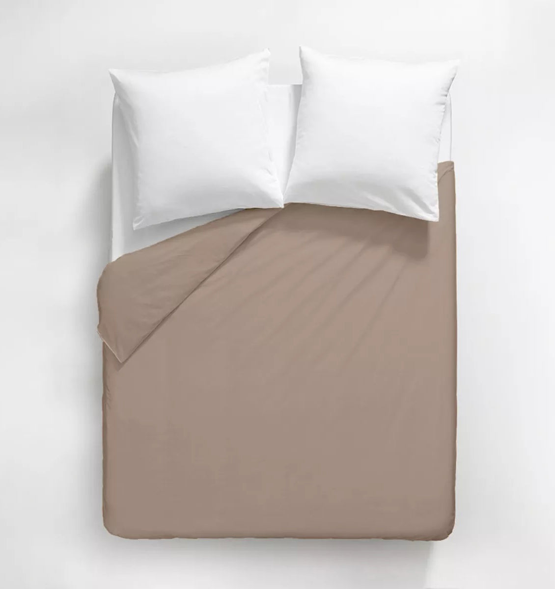 Premium satin duvet cover SMOKY PINKISH-BEIGE