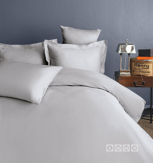 Sateen bedding set GREY - HomeFashion