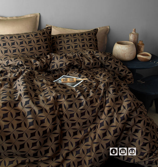 Sateen bedding set MONDO GOLD - HomeFashion