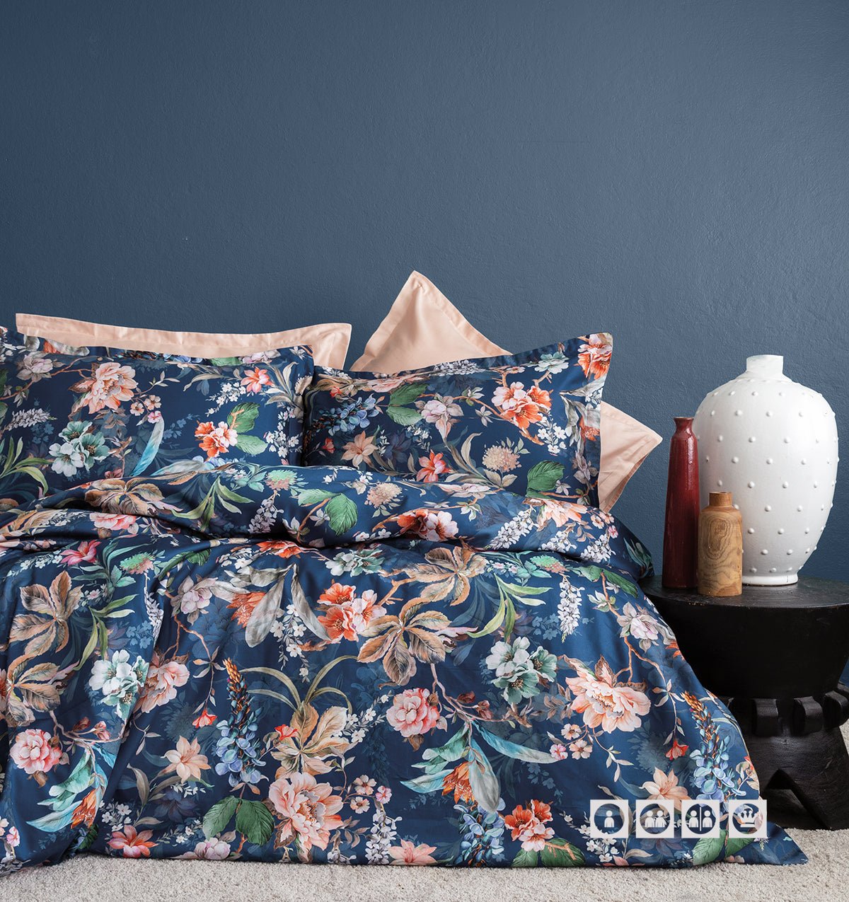 Sateen bedding set RUBIE - HomeFashion