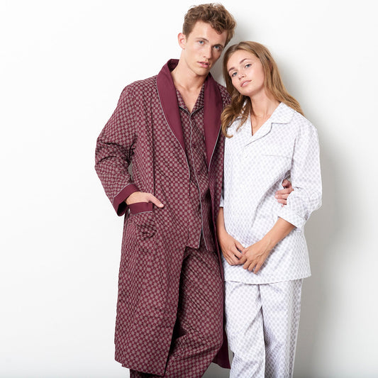 Satiin hommikumantel RED - HomeFashion