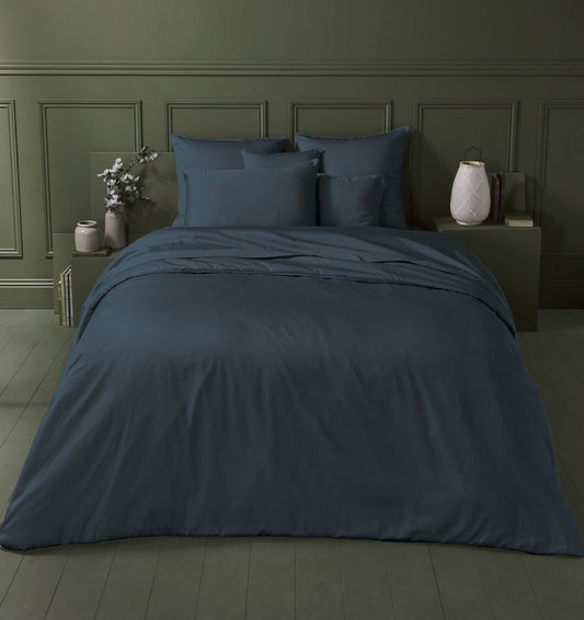 Satiin tekikott AVA UNI BLUE NUIT - HomeFashion