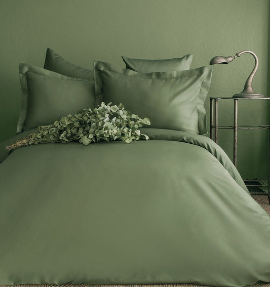Satiin voodipesikomplekt GREEN - HomeFashion