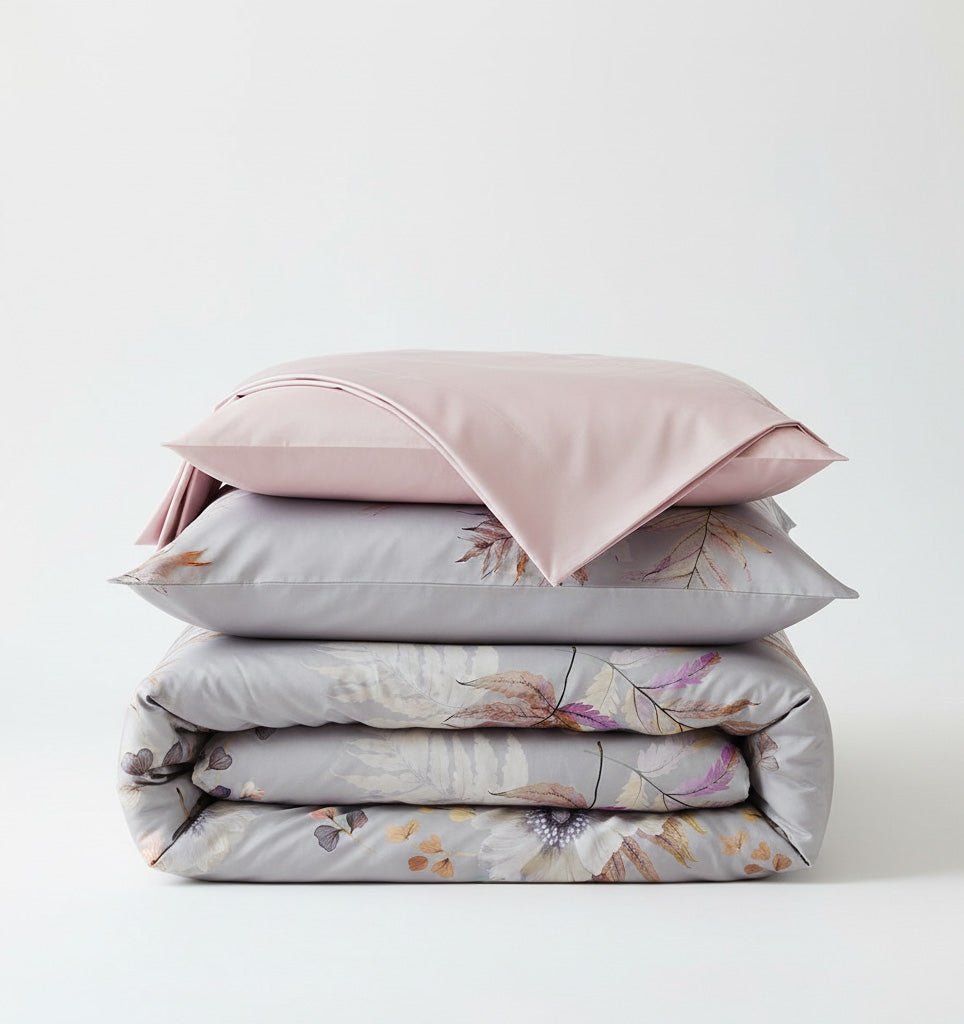 Satin Duvet Cover Set BRUNELLE - HomeFashion