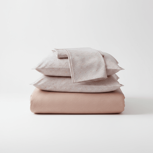 Tencel™️ Jacquard Duvet Cover Set FONDANE - HomeFashion