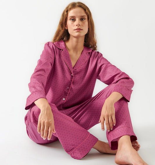 Tencel pyjama set Barcelona - HomeFashion