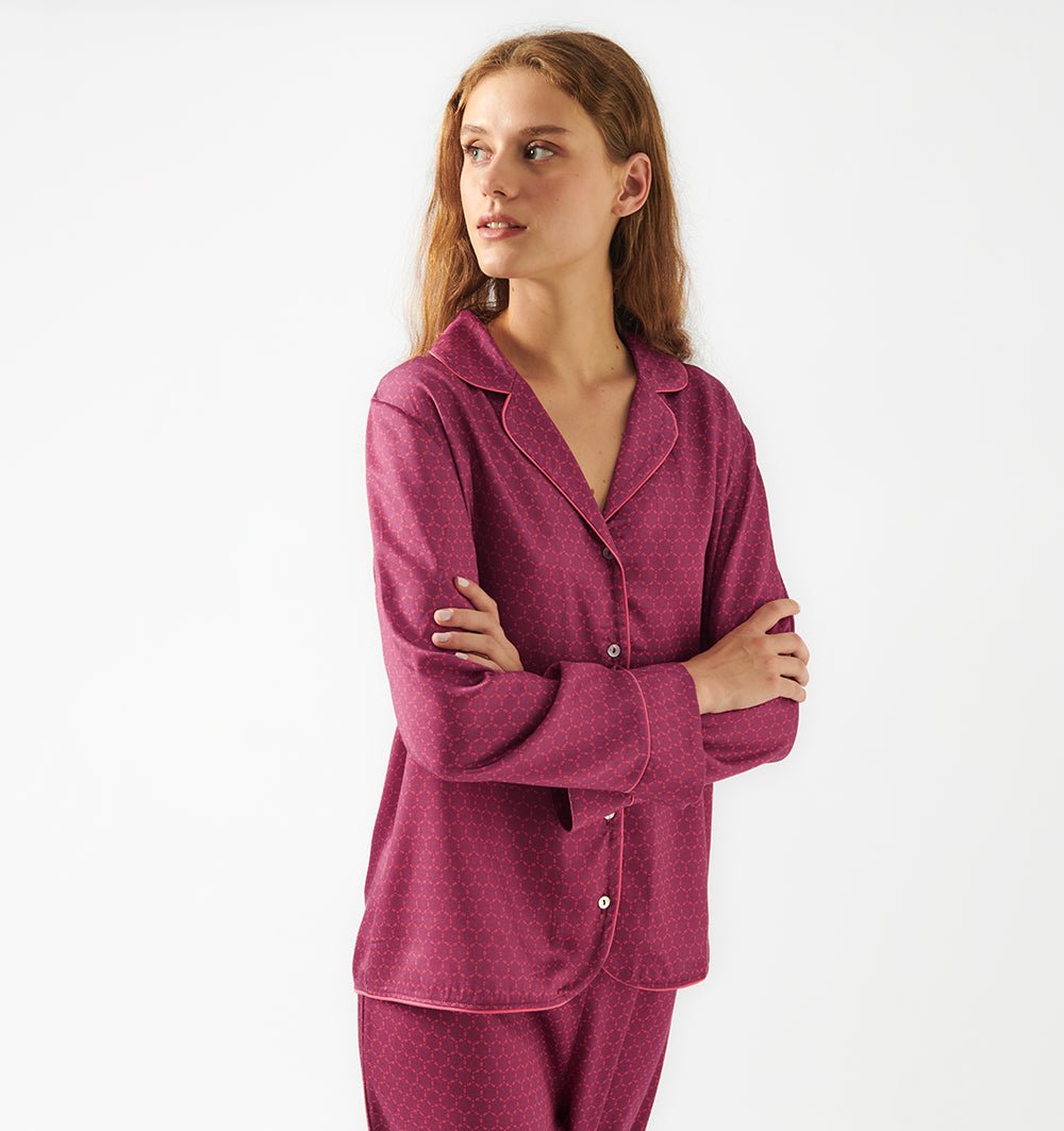 Tencel pyjama set Barcelona - HomeFashion