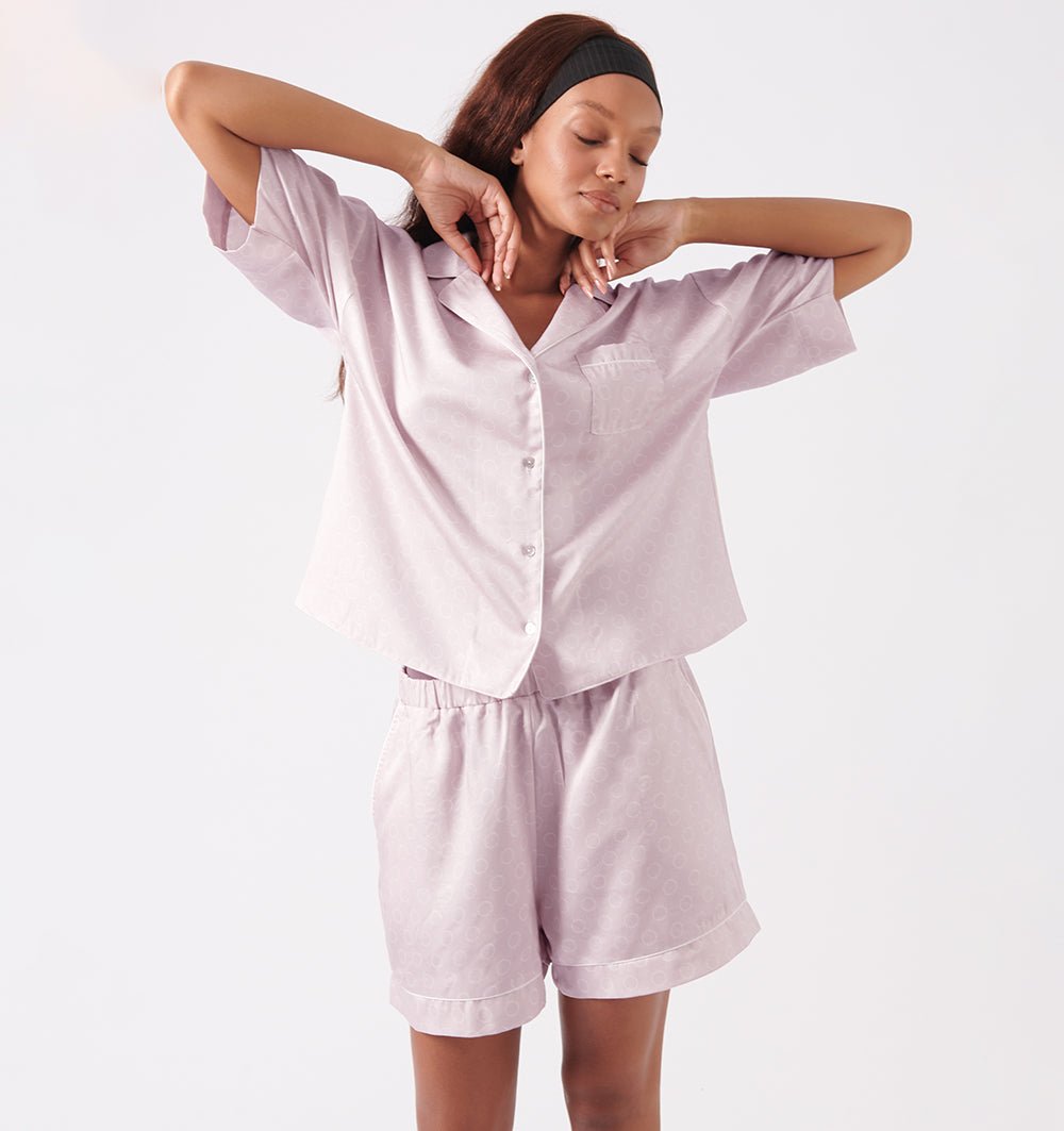 Tencel pyjama short set LUNE - HomeFashion