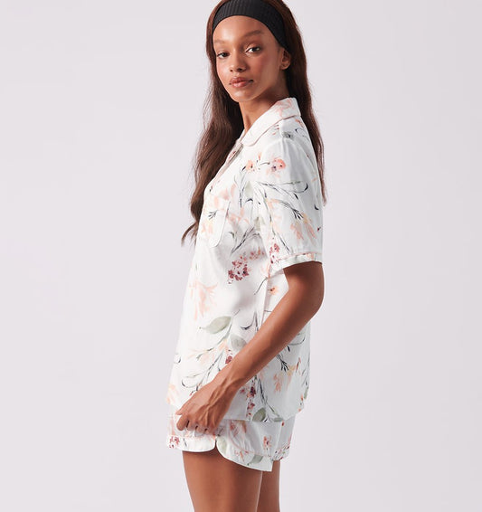 Tencel pyjama short set SERENADE - HomeFashion