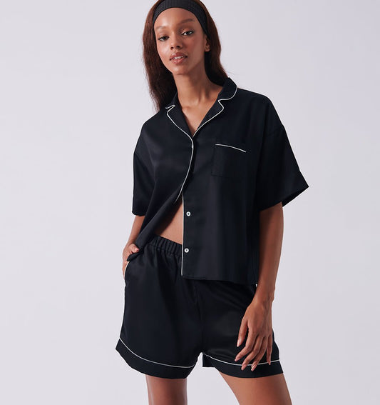 Tencel pyjama short set Suzie - HomeFashion