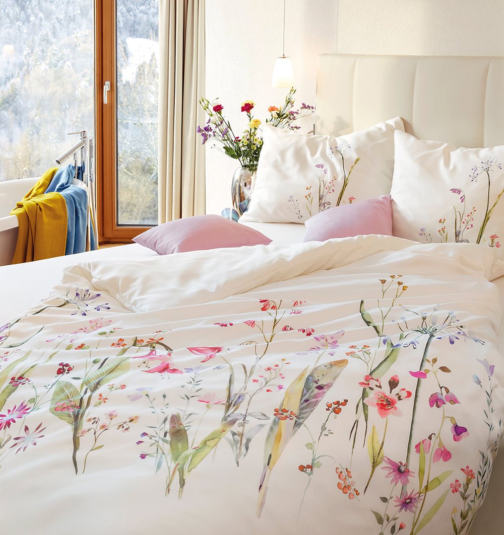 Tencel Satin Duvet Cover FLEUR - HomeFashion
