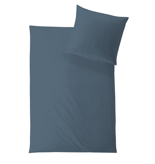Tencel Satin Duvet Cover UNI PETROL - HomeFashion