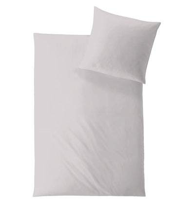 Tencel Satin Duvet Cover UNI SILVER - HomeFashion