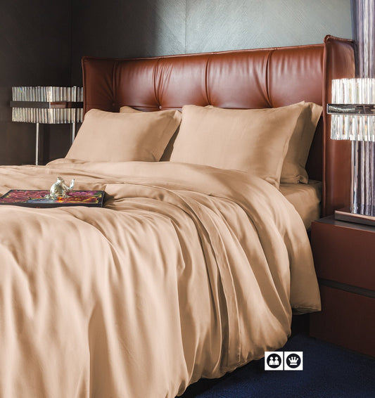 Vegan Silk bedding set JADE PEONY - HomeFashion