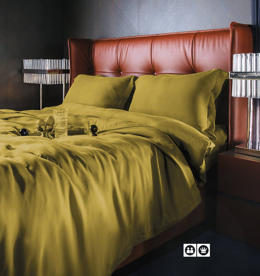 Vegan Silk bedding set JADE SUN - HomeFashion