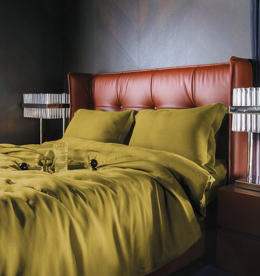 Vegan Silk bedding set JADE SUN - HomeFashion